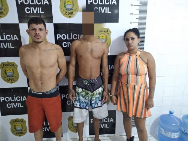 Floriano: operação policial resulta na prisão de três pessoas