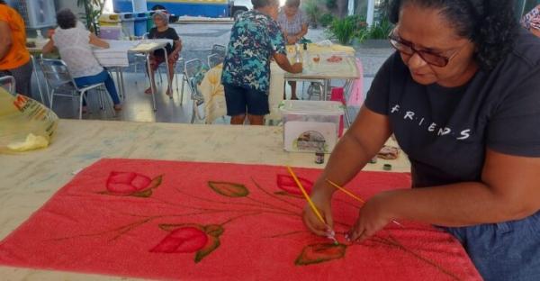 Oficina de pintura no Sesc Beira Rio: uma jornada terapêutica para o grupo ?Vida Nova?