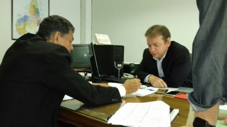 Reunião no DER discute a recuperação de estradas