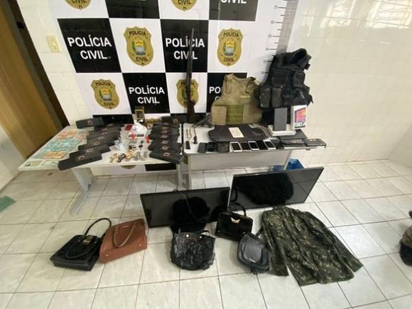 Operação Ultimato realiza prisões e apreende drogas, armas, munições e colete balístico em Floriano