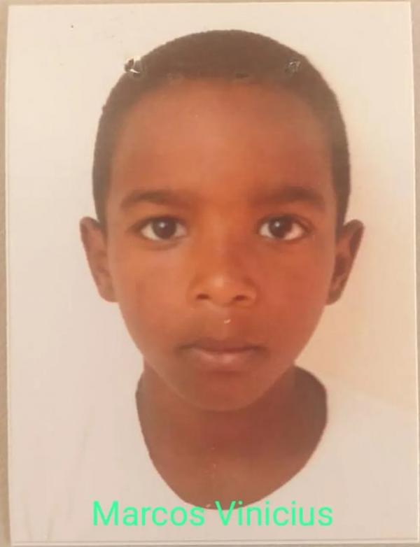  Marcos Vin&iacute;cius, de 9 anos.(Imagem:Reprodu&ccedil;&atilde;o)