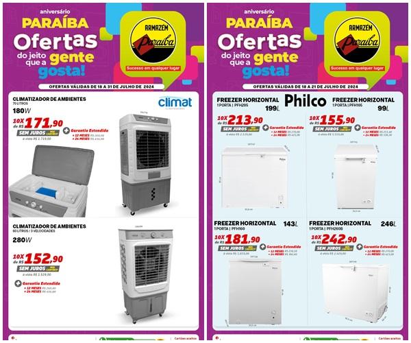 Climatizadores e freezers horizontais.(Imagem:Divulga&ccedil;&atilde;o)