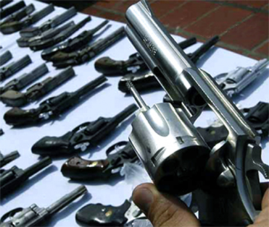 Em Teresina, 99% das armas usadas em crimes são revólveres ou pistolas