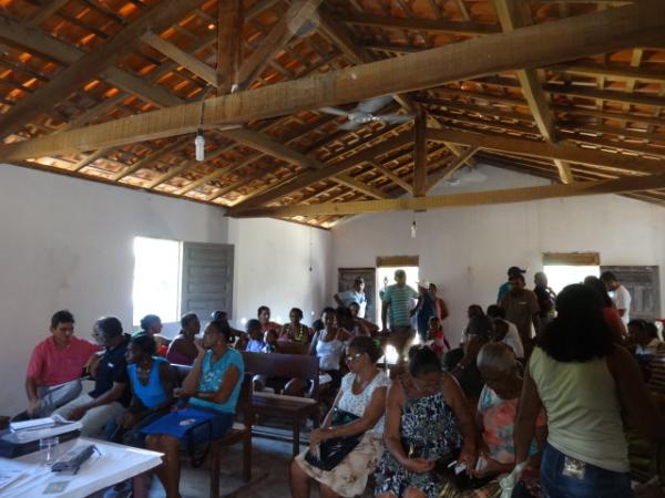 Programa Água para Todos é apresentado na localidade Vereda Grande