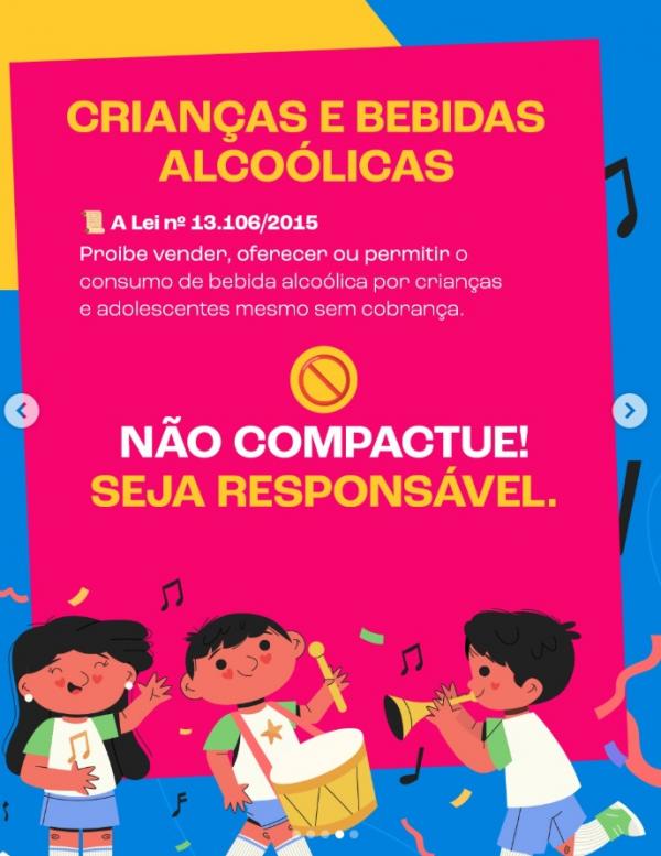 Carnaval com Responsabilidade: Proteger Crianças e Adolescentes é Dever de Todos(Imagem:Reprodução/Instagram)