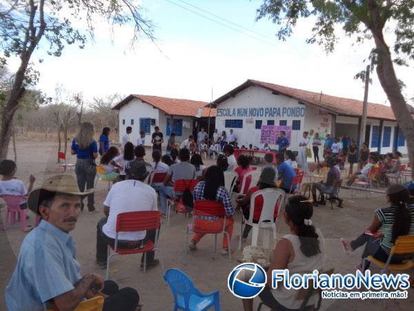 Cras promoveu a&ccedil;&atilde;o social na localidade Novo Papo Pombo(Imagem:FlorianoNews)