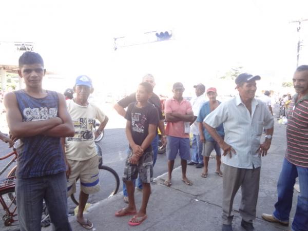 Sanfoneiros animaram o Mercado P&uacute;blico Central de Floriano.(Imagem:FlorianoNews)