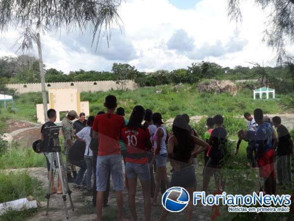 Bombeiros realizaram treinamento com equipe t&eacute;cnica e elenco da Paix&atilde;o de Cristo.(Imagem:FlorianoNews)