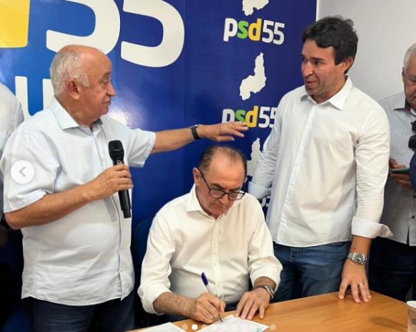 	  Prefeito Ant&ocirc;nio Reis firma pr&eacute;-candidatura &agrave; reelei&ccedil;&atilde;o pelo PSD em Floriano.(Imagem:Reprodu&ccedil;&atilde;o/Instagram)