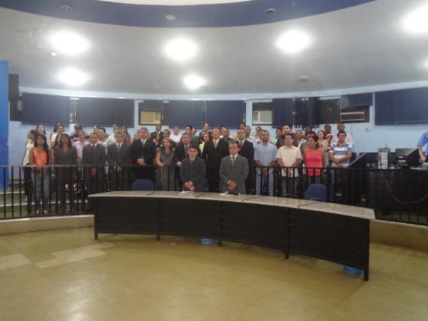 Abertura do ano legislativo na C&acirc;mara Municipal de Floriano. (Imagem:FlorianoNews)