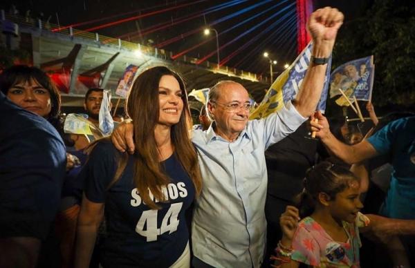 Sílvio Mendes e Iracema fazem reunião na Ponte Estaiada e pedem união à apoiadores