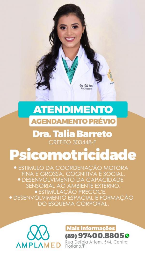 Dra. Talia Barreto(Imagem:Divulga&ccedil;&atilde;o)