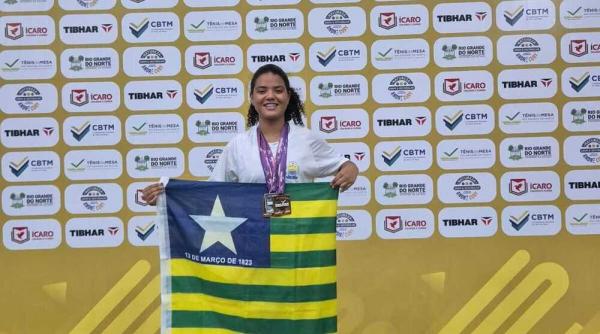 Estudante piauiense conquista três medalhas em etapa da Taça Brasil de Tênis de Mesa