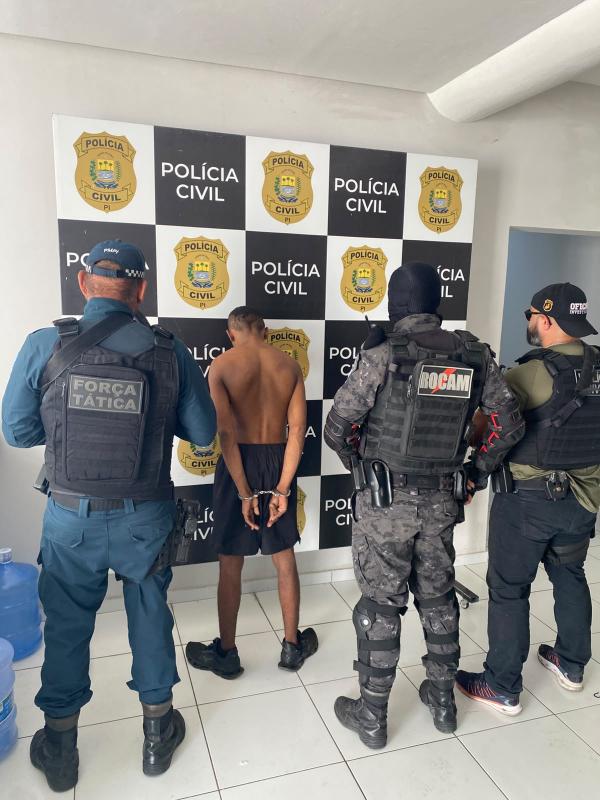 Suspeito de série de arrombamentos em Floriano é preso durante ação das polícias Civil e Militar