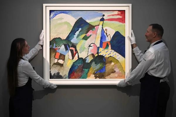 Pintura de Kandinsky vai a leilão em Londres