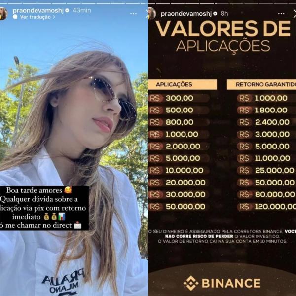 Influencer tem conta hackeada em rede social e criminosos aplicam golpes em seguidores h&aacute; quase uma semana: 