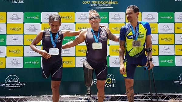 Luiz Alves conquista o 2º lugar no ranking nacional da Copa Triathlon Brasil Paratleta