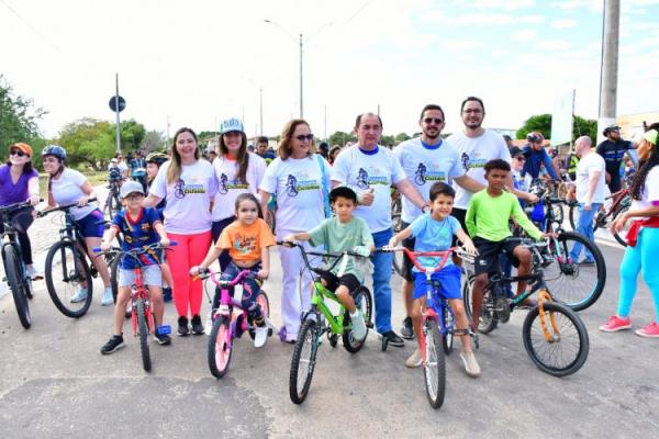 Passeio ciclístico de aniversário pelos 126 anos de Floriano foi um sucesso