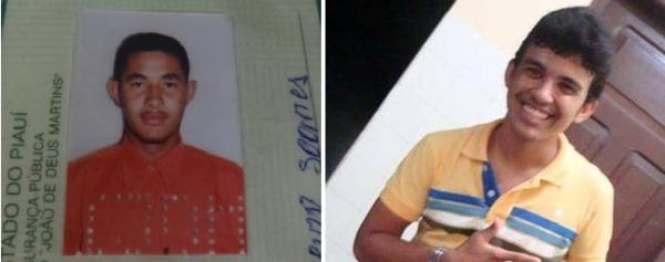 Francisco Ribeiro Soares, condutor da moto. Lucas Barbosa Rodrigues, v&iacute;tima fatal.(Imagem:FlorianoNews)