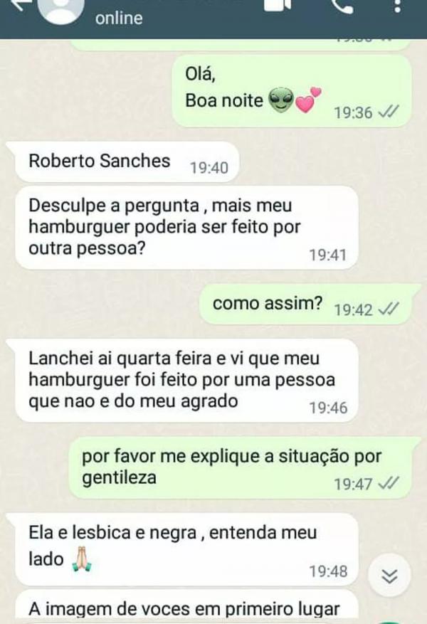 Funcionária denuncia racismo e lesbofobia em mensagens de cliente no Piauí