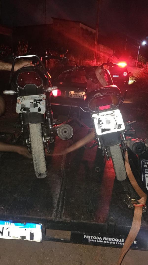 Opera&ccedil;&atilde;o do 3&deg; BPM combate uso irregular de motocicletas nas ruas de Floriano(Imagem:Divulga&ccedil;&atilde;o/PM)