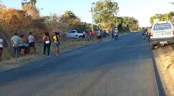 Floriano: Mulher morre e homem fica ferido em acidente na PI 140