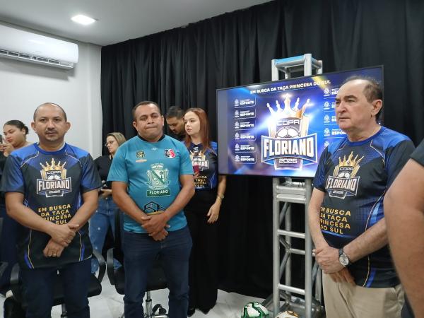 Copa Floriano 2026 &eacute; lan&ccedil;ada com identidade renovada e promessa de fortalecer o futebol local(Imagem:FlorianoNews)