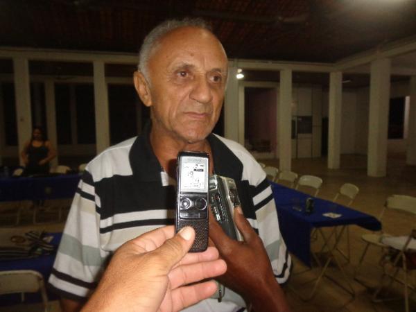 Jos&eacute; Ribamar Alves, Presidente do Sindicato da Constru&ccedil;&atilde;o Civil de Floriano.(Imagem:FlorianoNews)