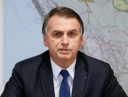 Bolsonaro recebe presidentes do Legislativo e Judiciário no Palácio da Alvorada