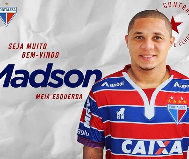 Fortaleza anuncia meia Madson, ex-Vasco e Santos