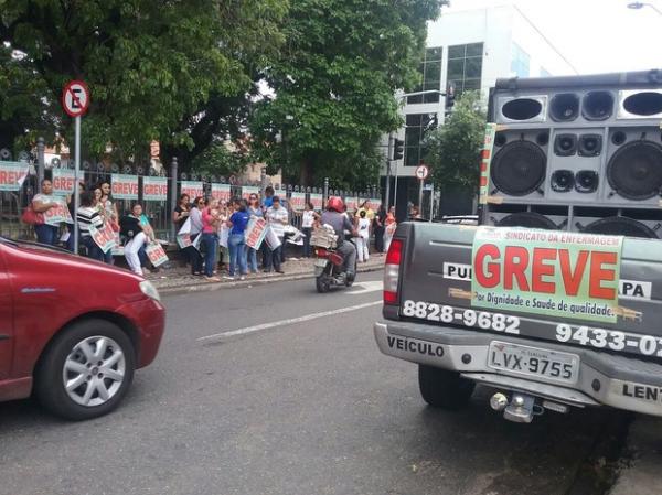 Enfermeiros do estado deflagram greve por tempo indeterminado