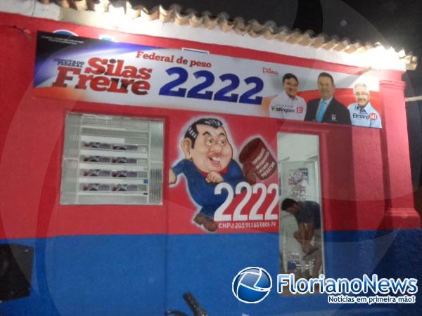 Silas Freire inaugura Comit&ecirc; eleitoral em Floriano.(Imagem:FlorianoNews)
