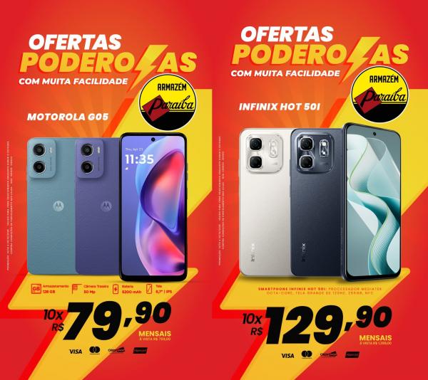  Armaz&eacute;m Para&iacute;ba de Floriano anuncia grandes ofertas em celulares e muito mais(Imagem:Divulga&ccedil;&atilde;o)