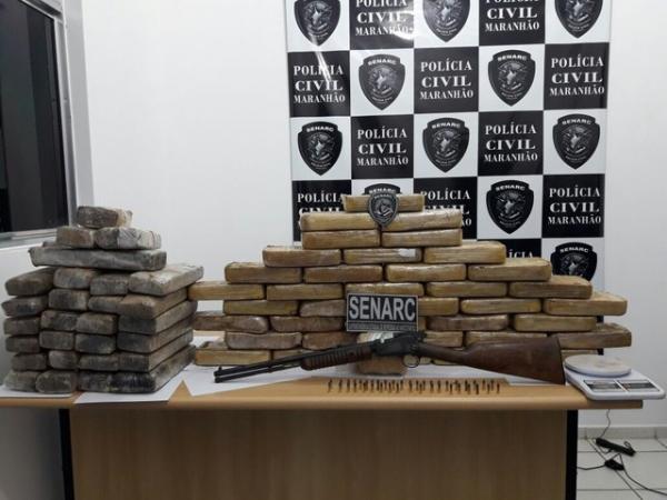 Fugitivo de presídio do Piauí é preso com 40 kg de crack e 30 kg de maconha