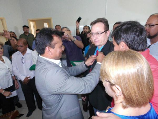 Wellington Dias inaugura novas instala&ccedil;&otilde;es da Delegacia Regional de Floriano.(Imagem:FlorianoNews)