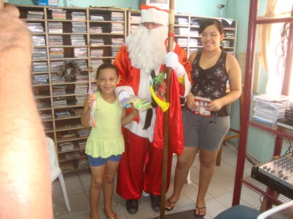 Momento Papai Noel(Imagem:reda&ccedil;ao)