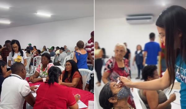  Prefeitura de Bar&atilde;o de Graja&uacute; realiza mutir&atilde;o de glaucoma e beneficia mais de 300 pessoas.(Imagem:Reprodu&ccedil;&atilde;o/Instagram)