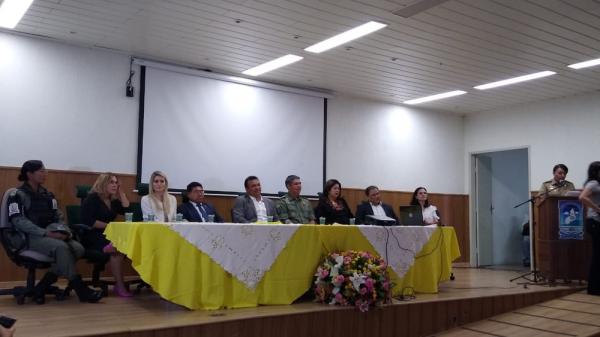 Lan&ccedil;amento da Patrulha Maria da Penha, em Teresina.(Imagem:Nayara Nadja/G1)