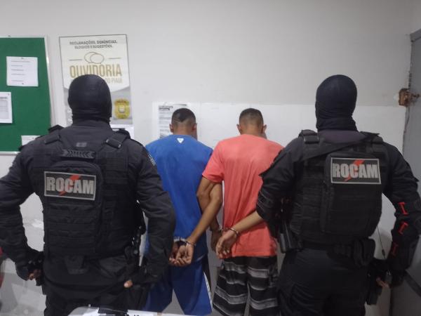 Equipe de ROCAM/FT do 3º BPM prende indivíduos suspeitos de furto de motocicleta em Floriano