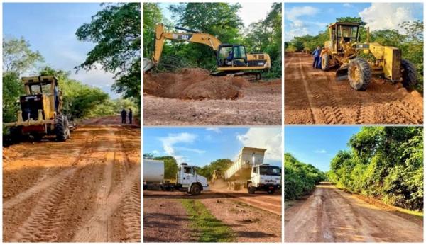 Iniciada obras de recuperação da PI-140 que liga Floriano a São José do Peixe