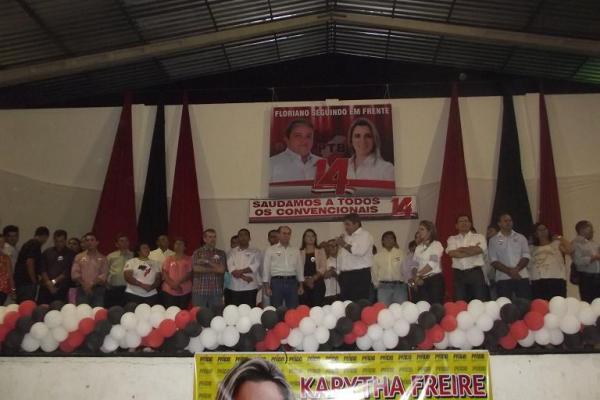 Convenção homologa candidatura de Almir Reis e Karytha Freire à prefeitura de Floriano