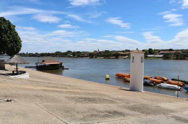  Cais Rio Parna&iacute;ba em Floriano.(Imagem:Andre Nascimento g1 PI )