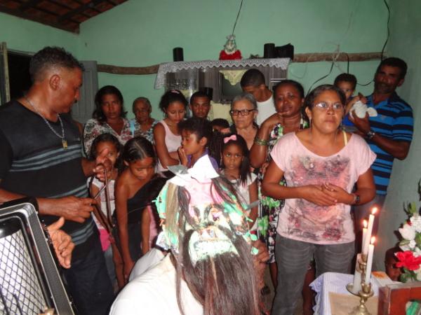 Comunidade Cara&iacute;bas celebrou festa de reisado.(Imagem:FlorianoNews)