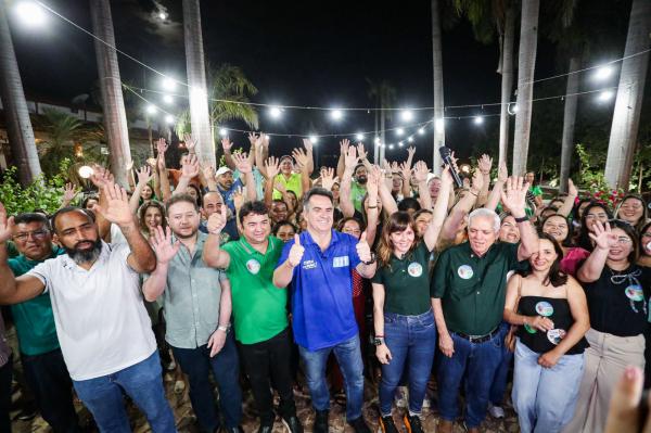 Prefeita Ivanária e vice-governador Themístocles reconhecem a força do senador Ciro Nogueira e acreditam na sua reeleição.(Imagem:Ascom)
