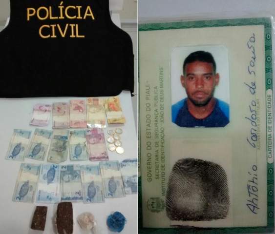 Polícia prende homem e estoura boca de fumo em Água Branca