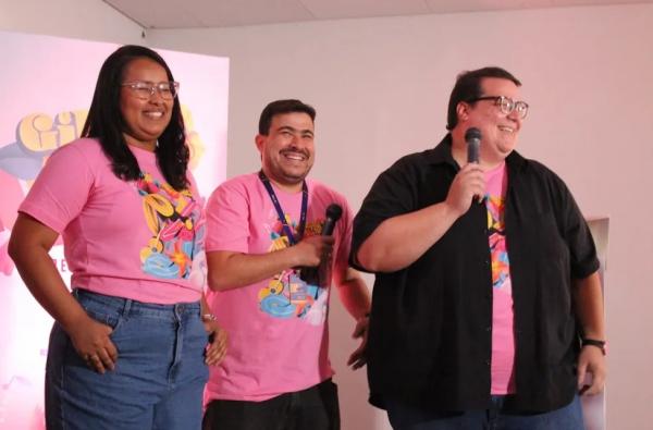  Lorena Ferreira, Bruce Cord&atilde;o e Leticio Dantas.(Imagem: Andr&ecirc; Nascimento / g1 )