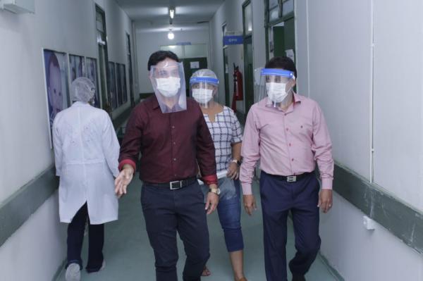 Ministério Público e Secretaria de Saúde de Floriano visitam Hospital Tibério Nunes