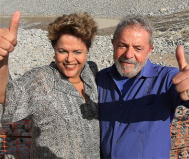 Wellington, Lula e Dilma participam de inauguração da transposição na Paraíba