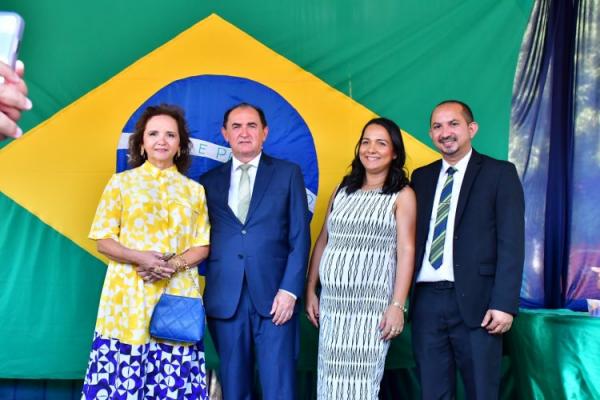 Desfile C&iacute;vico marca as comemora&ccedil;&otilde;es pela Independ&ecirc;ncia do Brasil em Floriano.(Imagem:Secom)