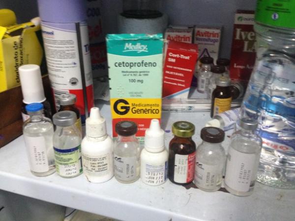 Medicamentos dados aos animais estariam vencidos.(Imagem:Divulga&ccedil;&atilde;o/OAB)